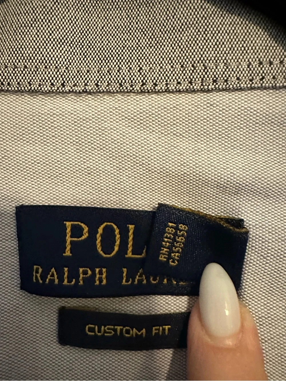 Boys Ralph Lauren XXL Light Blue Short-Sleeve Button-Down Oxford Shirt